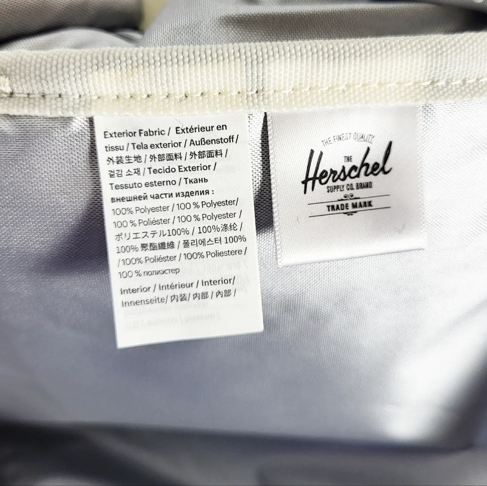HERSCHEL Black Fleece Small Grove Backpack NWT